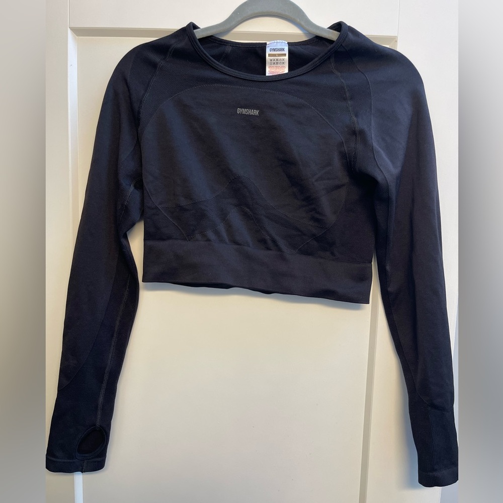 Gymshark Charcoal Black Long Sleeve Women's Top